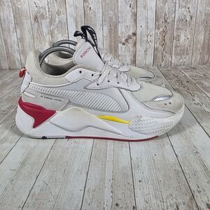 Puma Ferrari RS X Running System White Red Yellow Mens Size 8 Womens‎ 9.5